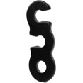 thumbnail image 2 of CHAO Tensor de cuerda de leva (negro), tienda de campaña de aluminio Tensor de corredor Guyline accesorios de cuerda para toldo hebilla de cuerda abierta de tres ojos, 2 of 5