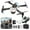 White, variant on FPV Drone with 1080P Camera, 360° Obstacle Avoidance & Height Hold - 5G WiFi Transmission, Foldable RC Quadcopter, Dual Lens, Gesture Control, One Key Start, 3 Speeds for Beginner to Pro