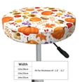 thumbnail image 4 of Lsque Autumn Plants Pattern Round Bar chair cushion covers Velvet Fabric Premium Comfort Protects from Scratches and Stains for 14-17 Inch Chair-14 inch, 4 of 7
