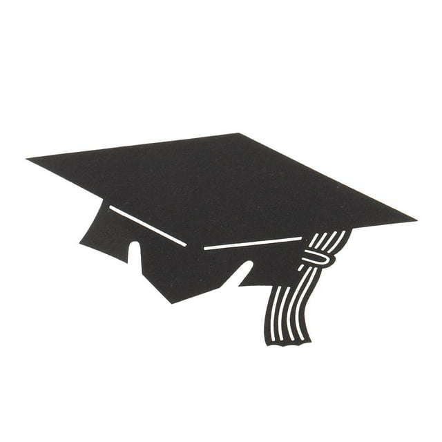 50 Piezas Tarjetas de Graduación de Decoración de Graduación Yuyangstore Negro/Rojo/Azul Tarjeta de lugar de vidrio