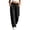 Black, variant on SHE IS Women's Sweatpants Straight Leg High Waist Drawstring Sweat Pants Workout Athletic Joggers Trousers with Pockets, Black Pants for Women Plus Size Petite