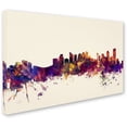 thumbnail image 2 of Trademark Fine Art "Calgary Canada Skyline" Canvas Art by Michael Tompsett, 2 of 3