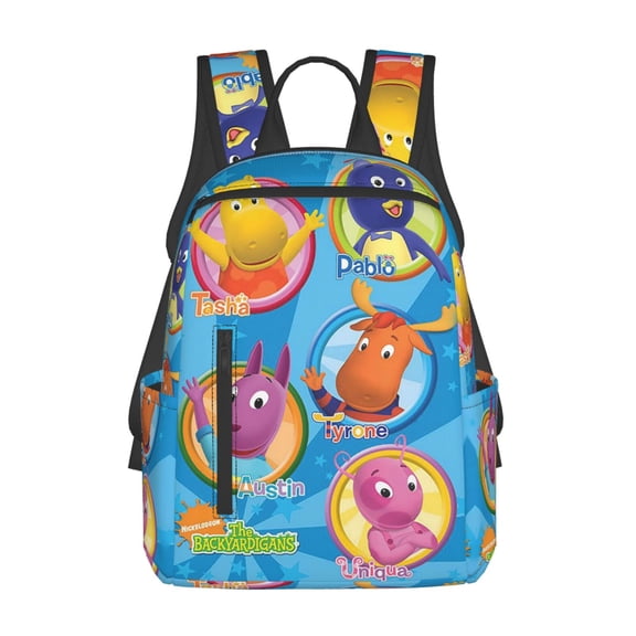 Back-yardigans Cute Casual Backpack Laptop Bags Bookbag Daypack Travel Hiking