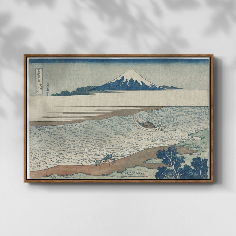 Vintage Landscape-CXXX By Wexford Home Framed in Walnut Wood