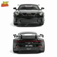 thumbnail image 4 of Porche Model Car 1:32 Exclusive Alloy Metal Pull Back Die-cast Car Die-cast Metal Pullback Toy car with Openable Doors & Light Music (Black), 4 of 4