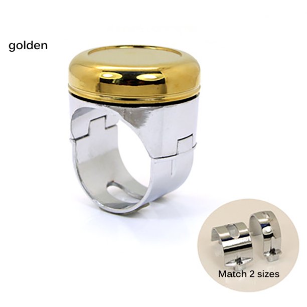Bola De Volante De Coche De Metal, Control De Mano Automático, Mango De Potencia, Perilla Giratoria, Refuerzo De Bola De Volante De Coche Minnieouse VI008957-01