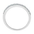thumbnail image 3 of Mauli Jewels Rings for Women 1/2 Carat Diamond Wedding Band Prong 10k White Gold, 3 of 5