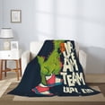 thumbnail image 2 of Sikiie Dinosaur Basketball Player Cozy Flannel Fleece Throw Blanket: Lightweight & Thick for All Seasons - Perfect for Women, Men, & Kids"50"x40", 2 of 6