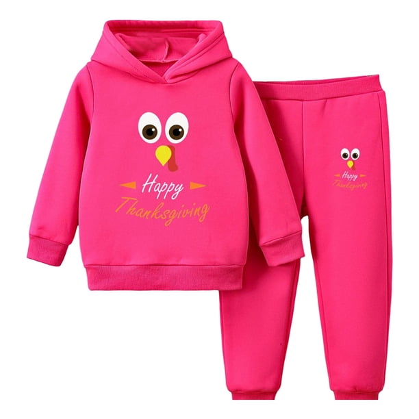 Gibobby Conjunto de Sudadera y Leggings de Lana Ropa para bebé (niño o niña) Unisex, chándal sólido de manga larga, con capucha de lana cálida, pantalones(Rosa caliente,18-24 Meses)