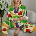 thumbnail image 6 of Naloa Vegetable Pajamas for Women Set, Womens Pajama Sets, Lounge Sets for Women, 2pjs for Women-Large, 6 of 7