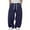 P-Blue, variant on Mens Pants Straight Leg Mid Rise Lightweight Soft Stretch Flat Front Trousers With Pockets Trend Clothes 3Xl Blue