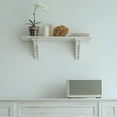 thumbnail image 6 of Wood Corbels Sets of 2 Wooden Shelf Brackets Corbels for Shelf Shabby White Wood Corbel Brackets Vintage Style, 3.1" x 7.2" x 7.8", 6 of 10