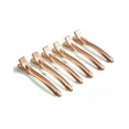 thumbnail image 2 of kitsch pro xl styling clip, 4.5 inches long anodized aluminum hair clips, 6 count (gold), 2 of 6