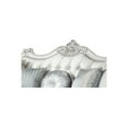 thumbnail image 3 of Traditional In Silver, Crafted With Wood And Soft Velvet Upholstery Silver Grey Couch - Frame, Upholstery, Back, 3 of 4