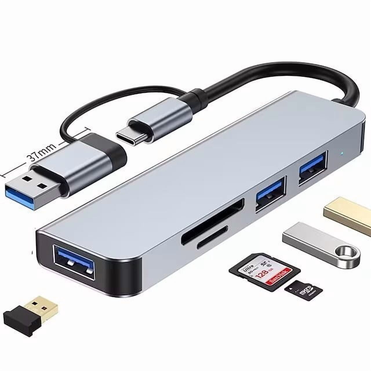 USB HUB 3.0 USB C HUB 5-IN-2 Dock Station 5Gbps High Speed Transmission USB Splitter Type C to USB OTG Adapter For Macbook Pro