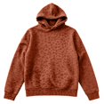 thumbnail image 4 of HCYSFG Cheetah Print Tops For Women Leopard Print Hoodies Drop Shoulder Long Sleeve Loose Fit Ribbed Cuffs Everyday Pullover Sweatshirts, 4 of 4