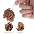 thumbnail image 2 of 12 piezas de colgantes de Navidad Decoración de piña natural Decoración colgante Árbol de Navidad Colgante de puerta Colgante para el hogar Café Tienda Diseño Suministros de decoración, 2 of 8
