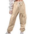 thumbnail image 4 of RUTAYY Toddler Stylish Boys Cargo Pants Everyday Comfortable And Versatile For Active Kids 3-11 Elastic Waist For Easy Movement Trouser Stylish Pants, 4 of 7