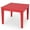 Red, variant on Gymax Kids Square Table Indoor Outdoor Heavy-Duty All-Weather Activity Play Table Blue