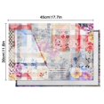 thumbnail image 5 of Pioneer Flower Floral Print Pattern Summer Placemats Table Placemats Set Of 6-Linen Kitchen Washable Placemats Table Mats 12x18 Inch Non-Slip Heat Resistant, 5 of 5
