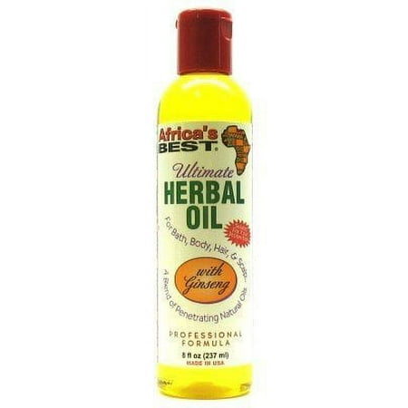 Africa's Best Ultimate Herbal Oil 8 oz. (Pack of 2)