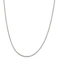 thumbnail image 4 of Sterling Silver 1.25mm Round Box Chain Necklace Size 22, 4 of 5