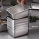 thumbnail image 3 of Stainless Steel Squared Plate with Lid Stackable Food Grade Dish for DIY Baking Pastries, 3 of 5