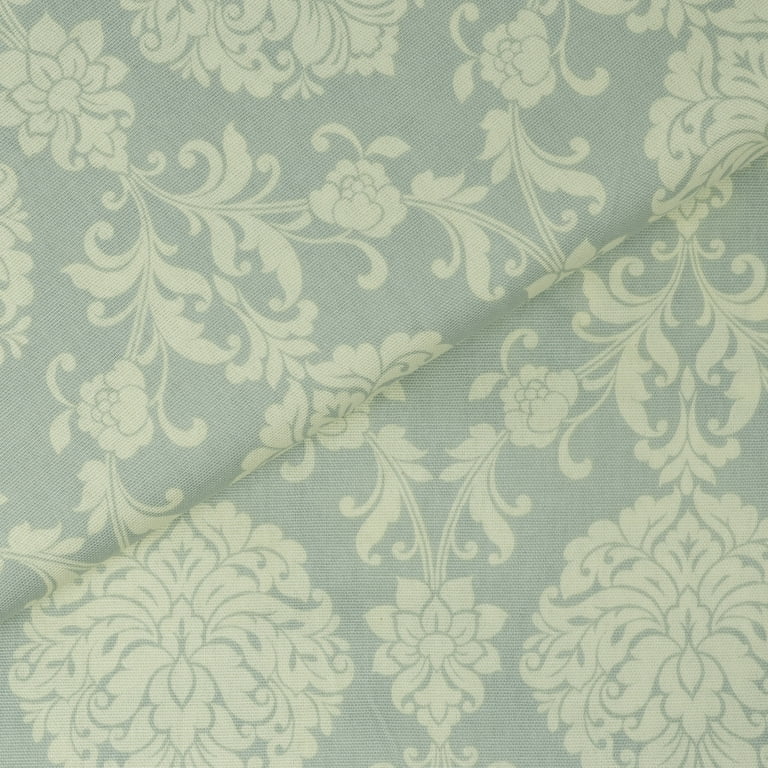 Waverly Inspirations 100% Cotton Duck 45 inch Width Toile Sky Color Sewing Fabric by The Yard, Size: 36 inch x 45 inch, Blue