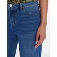 thumbnail image 4 of Madden NYC Women’s Ultra 90’s Straight Leg Jeans, 32” Inseam, Sizes XXS-XXL, 4 of 5