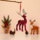 thumbnail image 4 of Hogar y cocina, Decoración del hogar, Figuras de ciervo con purpurina para árbol de Navidad, estatuas en miniatura, adornos colgantes para fiestas, jardín, vacaciones, accesorios de fotografía, decora, 4 of 8
