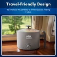 thumbnail image 3 of Elite Gourmet EHPL2500 Grey 1.25qt Noodle Hot Pot, 3 of 5