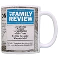 thumbnail image 1 of ThisWear Father's Day Gifts Man Named Grandfather of Year By Favorite Grandhild 11 ounce Coffee Mug News, 1 of 4