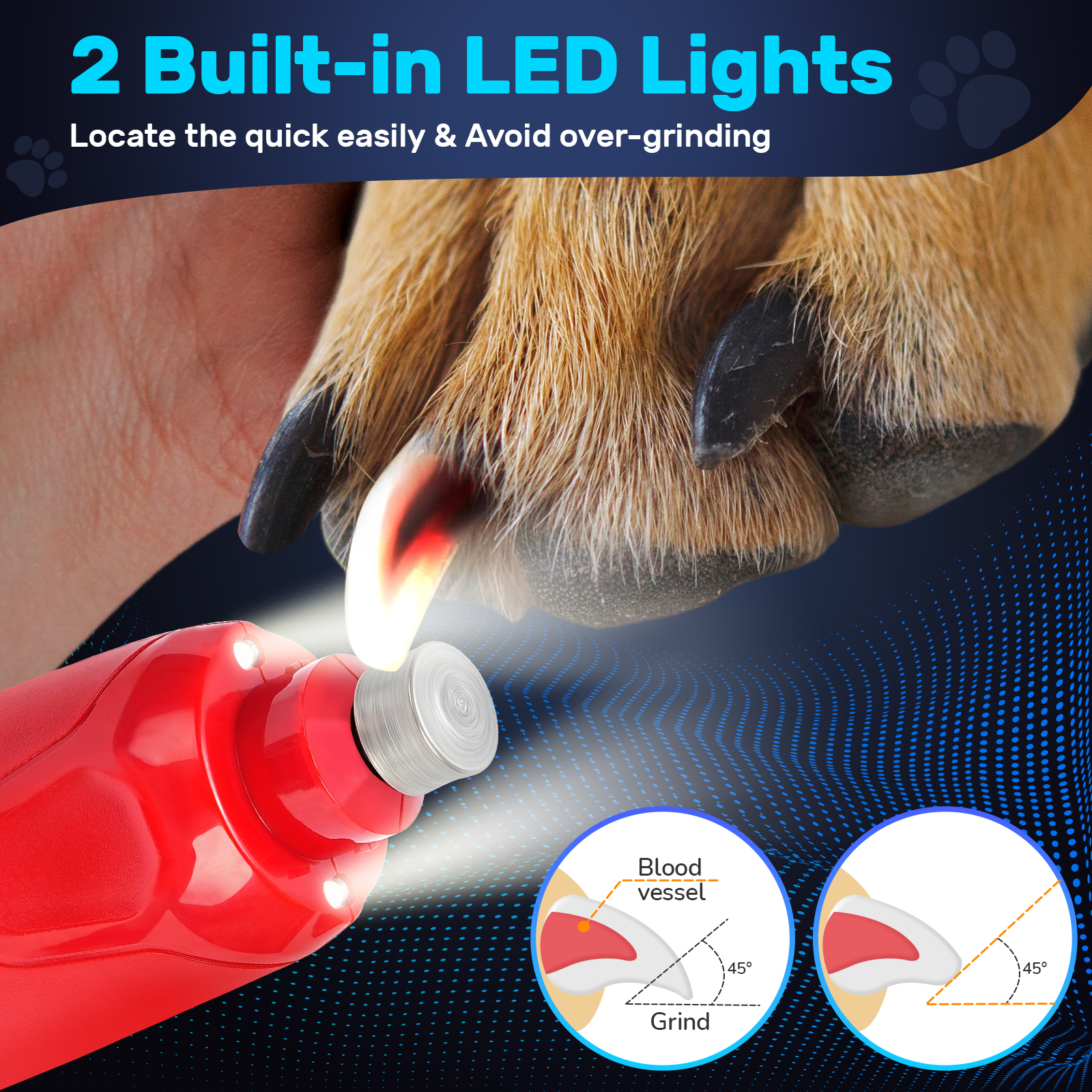 BEBANG Dog Nail Grinder Super Quiet 6-Speed photo 8