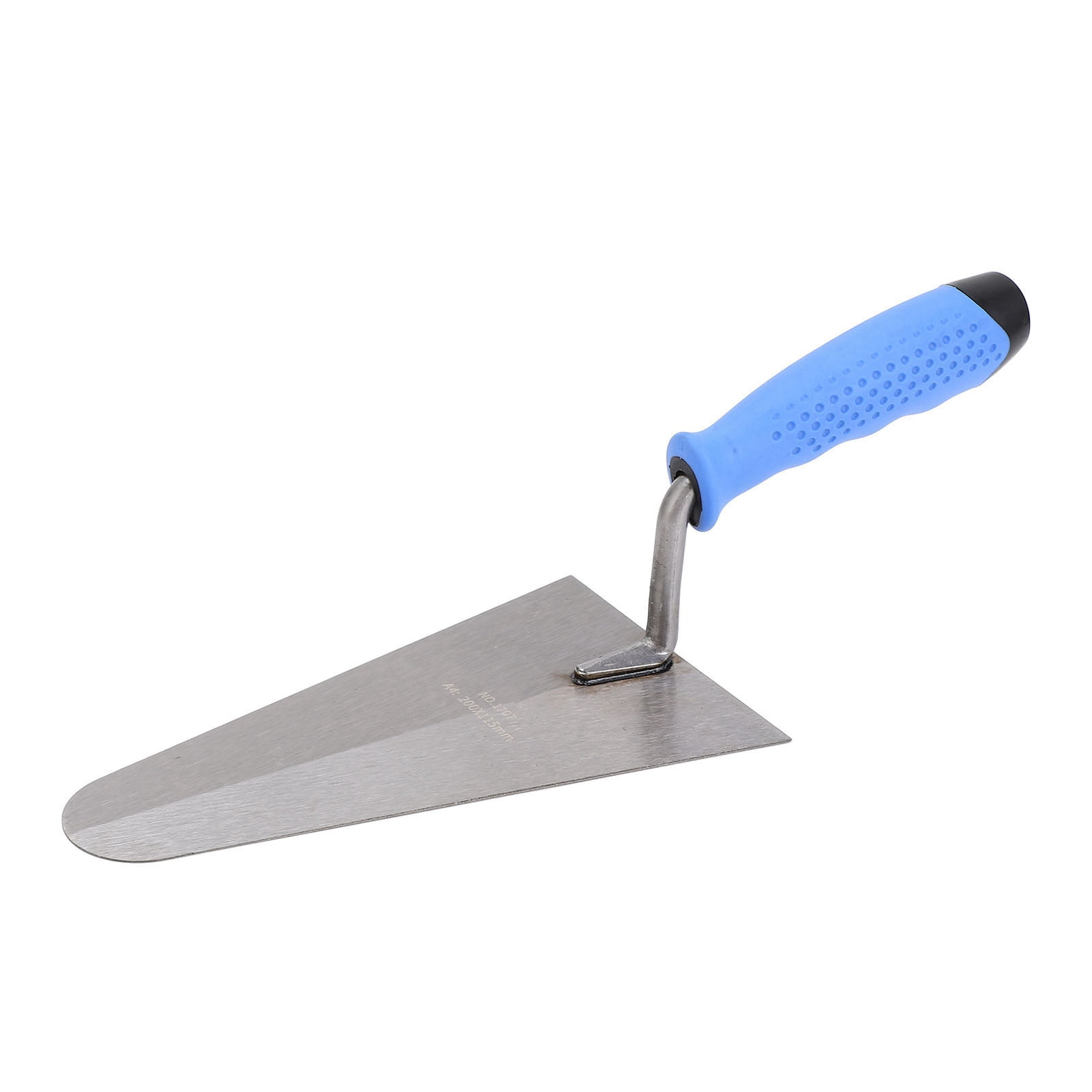 AVPAVP Masonry Margin Trowel Ergonomic Soft Rubber Grip Carbon Steel Plastering Trowel for Wall Floor Concrete and Ceramic 7.87 x 4.53 Inches