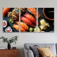 thumbnail image 3 of 3pcs Frameless Canvas Art - Vibrant Sushi & Seafood Wall Decor, Modern Minimalist Style, Perfect for Living Room, Office, or Bar, Ideal Gift for Birthdays & Holidays, Office Decoration | Modern Wall, 3 of 4