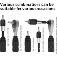 thumbnail image 3 of Bike Tool Kit - Mini Ratchet Wrench Set with 10 Bits, 1/4" Reversible Ratcheting Screwdriver, Extension Rod, Storage Case & Bag for MTB Road Bike Repair in Tight Spaces, 3 of 6