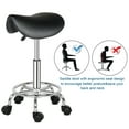 thumbnail image 4 of Ktaxon Saddle Stool Rolling Chair for Medical Massage Kitchen Spa Drafting, Adjustable Hydraulic Salon Stool, 4 of 10