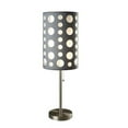 thumbnail image 1 of Ore Furniture 9300T-GY-WH 33 in. Modern Retro Grey-white Table Lamp, 1 of 2