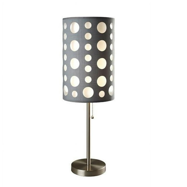 Ore Furniture 9300T-GY-WH 33 in. Modern Retro Grey-white Table Lamp