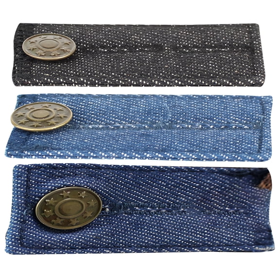 TELOLY Waistband Extenders Pants Button Waist Pregnancy Jean Denim Stretchy Instantly Adjustable Elastic Maternity