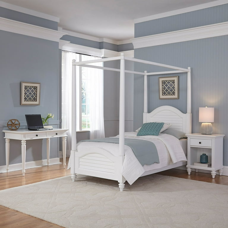 Bermuda Espresso Twin Canopy Bed Walmart