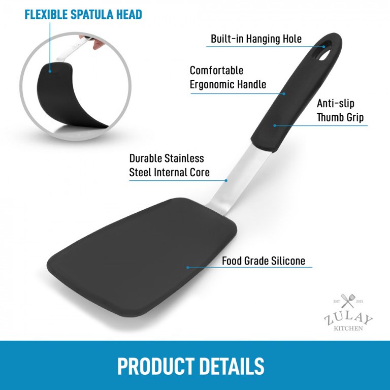 Zulay Kitchen Flexible Silicone Spatula Small