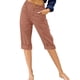 thumbnail image 1 of WILLBEST Pantalones Capri Casuales para Mujer, de Verano, a La Moda, con Cintura Elástica, para Playa y Resort, Cómodos y elegantes. Mediana, 1 of 3