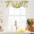thumbnail image 3 of Tie Up Valance Curtain for Kitchen,Rustic Gnome Lemon Fruit Leaf Rod Pocket Short Curtains Adjustable Tie-Up Shade Valances,Tree Branch Retro Back Window Treatment for Bathroom Living Room Bedroom, 3 of 9