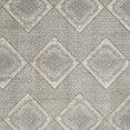 thumbnail image 5 of 4' X 6' Grey Ivory And Blue Southwestern Power Loom Non Skid Area Rug, 5 of 6