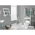 thumbnail image 2 of Bathroom Accent Shelves Storage Laminate White Contemporary Modern, 2 of 4