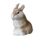thumbnail image 2 of Muñeca realista de felpa, modelo de juguete de animales pequeños, decoración del hogar de Pascua, adorno artesanal, regalo para niños, niñas y niños, amarillo Irene Inevent FN000326-02, 2 of 7