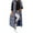 Blue, variant on Plus Size Puffer Jacket Women Women's Outerwear Down Cotton Mid-length Padded Long Sleeve Hooded Stand Cotton-padded Collar Coats Plush Coat Top Plus Size Casual Pockets
