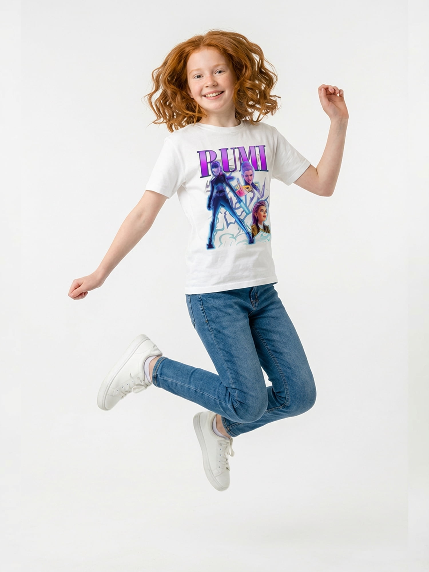 KPop Demon Hunters, Girls' & Big Girls' Graphic T-Shirt, Rumi, Sizes 4-16