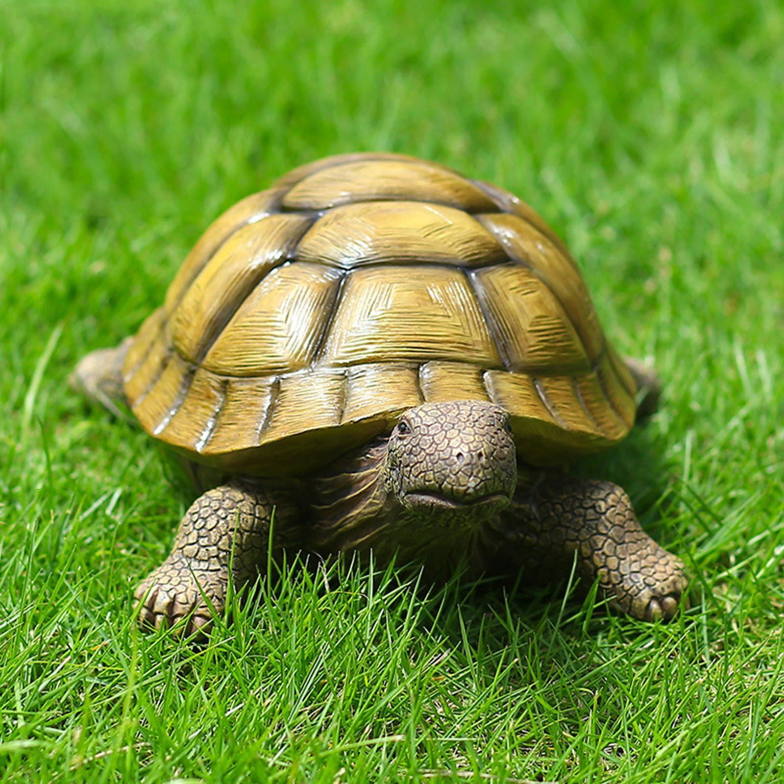 Resin for Turtle Statue Lucky Fengshui Ornament Art Decor for Indoor Outdoor Garden Yard Decoration Figur